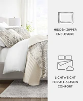 ienjoy Home Distressed Aztec Reversible -Pc. Quilt Set
