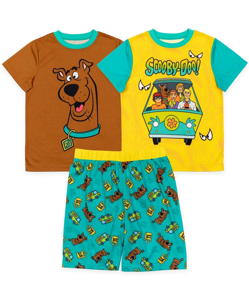 Scooby Doo Boys Warner Bros. Pajama Shirts and Shorts