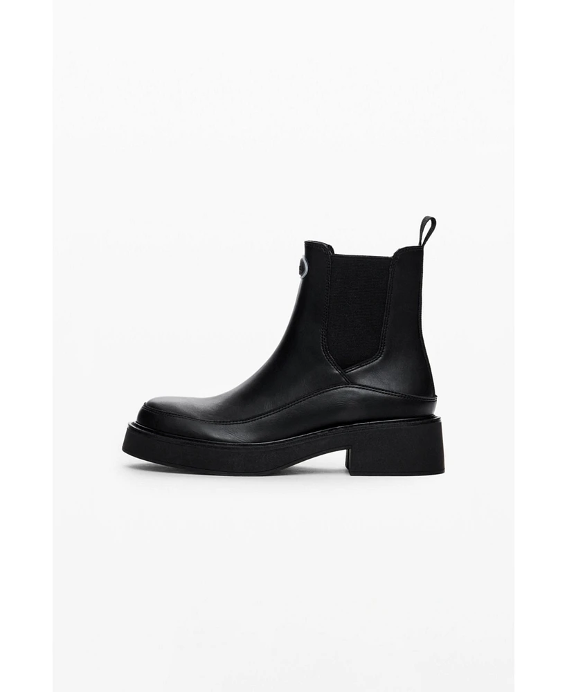 Desigual Women's Faux leather ankle boot