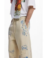 Desigual Men's Patchwork jeans