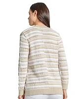 Jones New York Petite Open-Front Cardigan