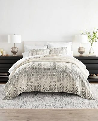 ienjoy Home Distressed Aztec Reversible 2-Pc. Quilt Set, Twin/Twin Xl