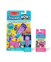 Melissa and Doug Sticker Wow Purple Unicorn Bundle