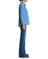 7 For All Mankind Women's Cotton Chambray Shirt