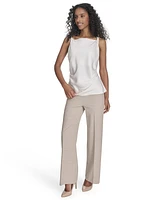 Calvin Klein Petite Solid Sleeveless Blouse