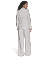 Calvin Klein Petite Classic One-Button Blazer