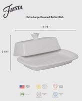 Fiesta Linen Extra Large Covered Butter Dish