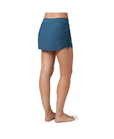 Free Country Women's Side Shirred Swim Skirt