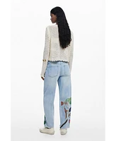 Desigual Women's Boyfriend Jeans Hindi