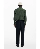 Desigual Men's Pleated trousers with contrasts