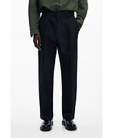 Desigual Men's Pleated trousers with contrasts