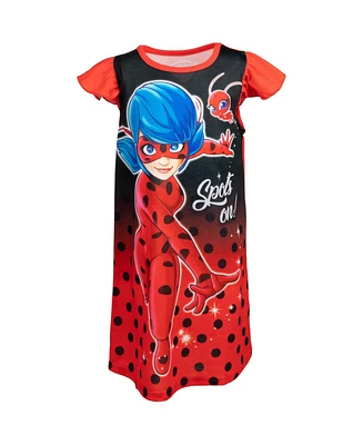 Miraculous Toddler Girls Ladybug Nightgown Pajamas