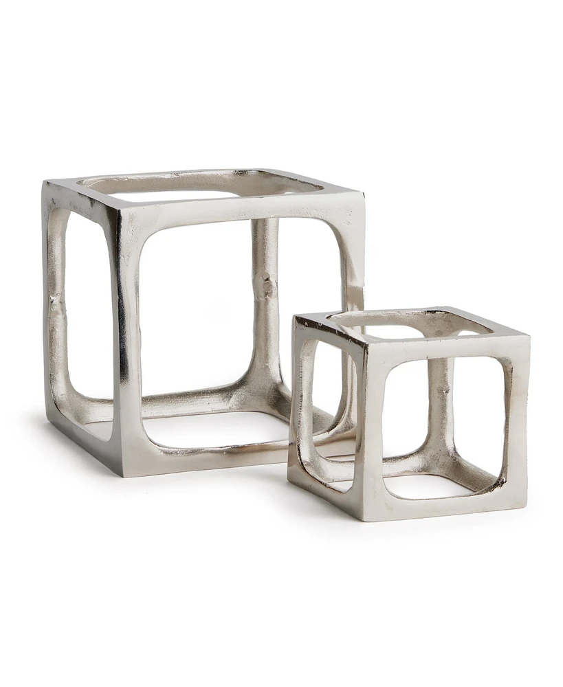 Cubist Sculptures, Set Of 2