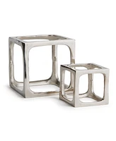 Cubist Sculptures, Set Of 2