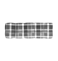 Pallet Sofa Cushions 7 pcs Check Pattern