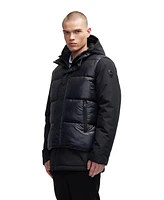 Pajar Men's Kiet 3 1 Padded Jacket with Inner Removable Lightweight Vest