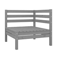 Patio Corner Sofas 2 pcs Solid Wood Pine