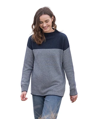 Celtic & Co. Women's Felted Merino Funnel Neck Sweater