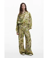 Desigual Women's Collina Strada satin cargo pants