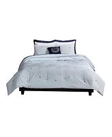 Lacoste Home Pinstripe Croc Cotton -Pc. Comforter Set