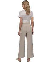 Dkny Jeans Women's High-Rise Gauze Straight-Leg Pants