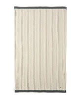 Lacoste Home Cable Cotton Throw 50" x 70"