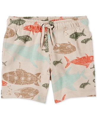 Carter's Toddler Boys Sea-Print Pull-On Shorts