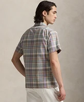 Polo Ralph Lauren Men's Classic-Fit Plaid Oxford Camp Shirt