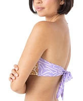 Roxy Juniors' Sunshine State Of Mind Reversible Bandeau Bikini Top