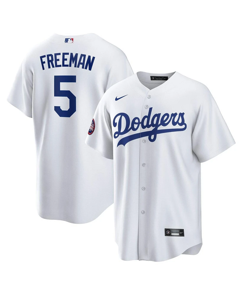 Nike Men's Freddie Freeman White Los Angeles Dodgers 2025 Mlb World Tour: Tokyo Series Home Replica Player Jersey