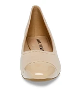 Anne Klein Women's Carlie Almond Toe Ballet Flats