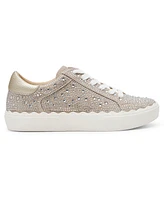 Anne Klein Women's Carrie-c Embellished Lace Up Sneakers