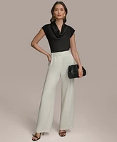 Donna Karan New York Women's Pleated Wide-Leg Pants