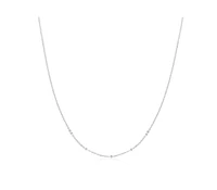 The Lovery Classic Chain Necklace 14K White Gold 18 inches