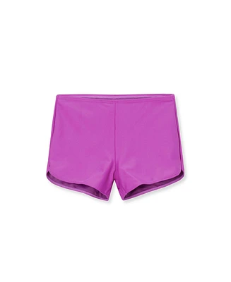 Lands' End Girls Slim Chlorine Resistant Boyshort Swim Bottoms