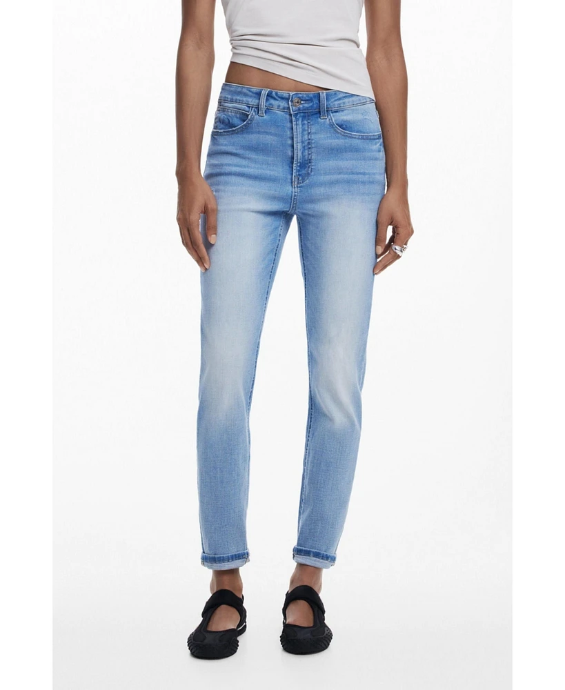 Desigual Women's Regular Basic Jeans