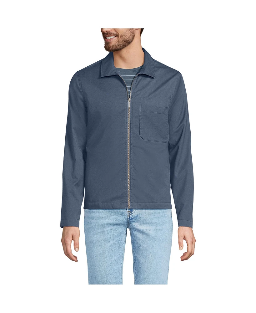 Lands' End Men's Lightweight Full Zip Jacket