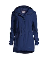 Lands' End Women's Tall Squall Packable Waterproof Raincoat