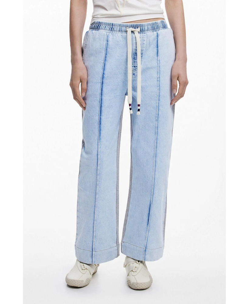 Desigual Women's Cropped Jogger Jeans