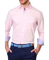 Tailorbyrd Men's Solid Long Sleeve Shirt