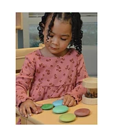 Kaplan Early Learning Natural Sorting Stones - Nature Collection - 36 Pieces