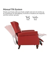 Arnold Transitional Recliner With Nailhead Trim