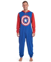 Avengers Boys Marvel Spider-Man Fleece Zip Up Pajama Coverall