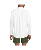 Lands' End Men's Relaxed Sail Rigger Oxford Shirt