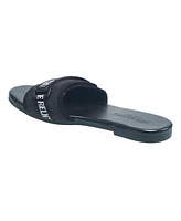 True Religion Ladies Missy Logo Adjustable Sandal
