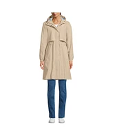 Lands' End Women's Squall Packable Long Raincoat