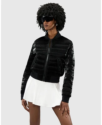 Alpenhaus Women's Cluza Reversable Quilted Bomber Jacket