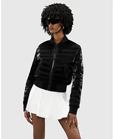 Alpenhaus Women's Cluza Reversable Quilted Bomber Jacket