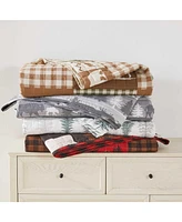 Rustic Woodland Reversible Microfiber Quilt Set with Shams