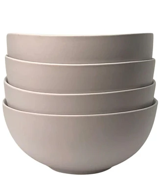 The Contour Bowl - Set of 4 Ceramic Stoneware Dinnerware